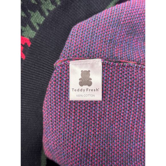 Teddy Fresh Sweater 2XL Womens Houndstooth Knit Long Sleeve Cardigan - Picture 8 of 8